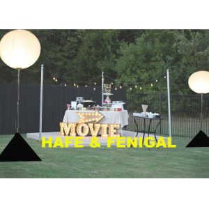 Eye Catching Road Sign 400w HMI Inflatable Lighting Balloon
