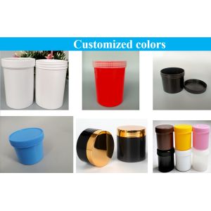 Skincare Plastic Lotion Jars PP cosmetic jar 150ml 250ml Jars For Creams And