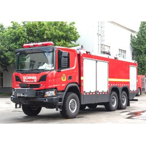 Scania 8T Water Foam Fire Fighting Truck Good Quality Specialized Vehicle China