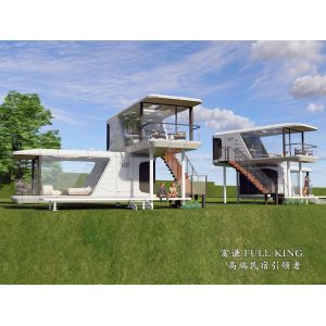 Fullking 2 Floor Capsule House With Kitchen Compact Stylish And Ready For