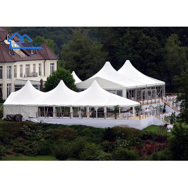 Buy Fashionable Customized Outdoor Best Wedding Tents Wedding Event Anti Ultraviolet Snow Load 0.3KN/sqm at wholesale prices