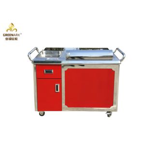 Quality GREENARK Mobile Downdraft Teppanyaki Grill Table - Gas for sale