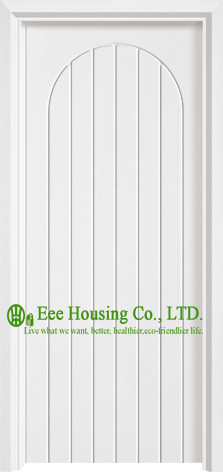 Buy Single /Double Entry Door Design, White Color Timber Veneer Wood Door With Lever Handle, at wholesale prices