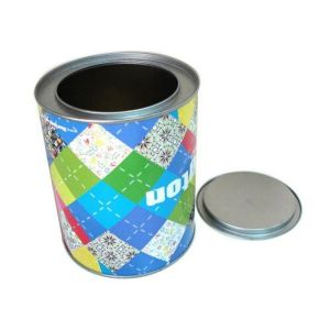 Custom printing round sweet tin boxes wholesaler
