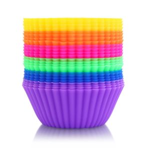 Non Stick Cake Molds Silicone Cupcake Liners Reusable