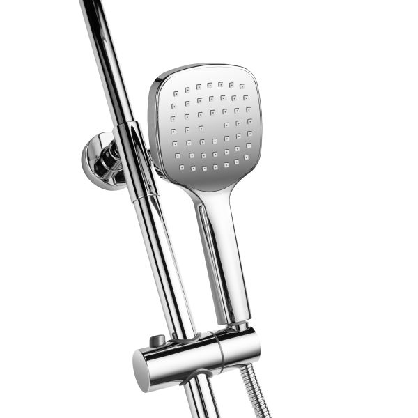 PSON Bathroom Stainless Steel Shower Set Polishing Brushed