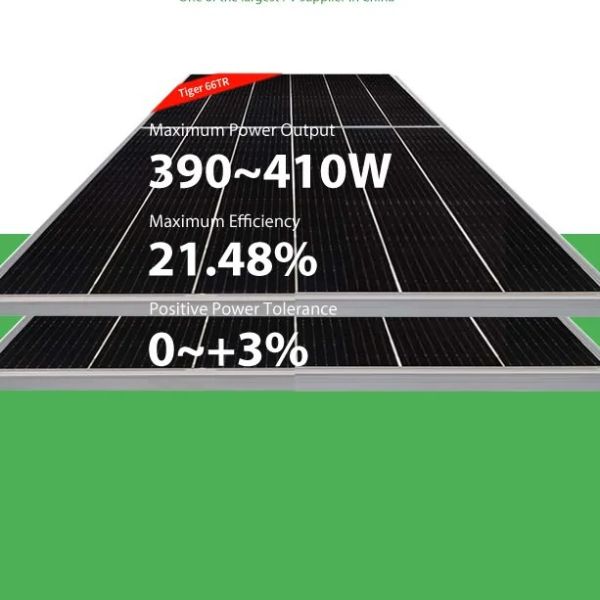 390W 395W Module Jinko Solar 400W 405W 410W Half Cell Rooftop Solar System With