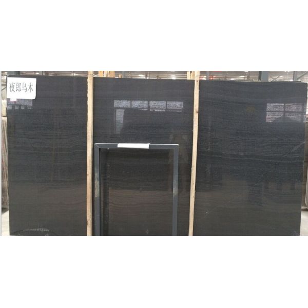 Perfect Quality Timber Black Marble,Chinese Black Marble,Slab&Tile,Wood Marble Wall Tile,Flooring