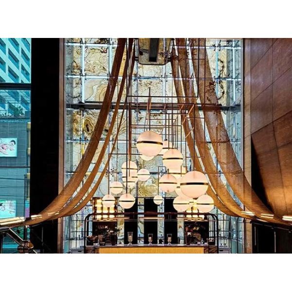 Cable Architectural Mesh – Weaving Metal Rods and Metal Cables Together