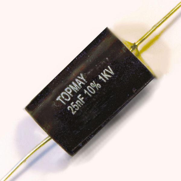 Buy Polypropylene Audio Film Capacitors High End 25nF 1KVDC Axial at wholesale prices