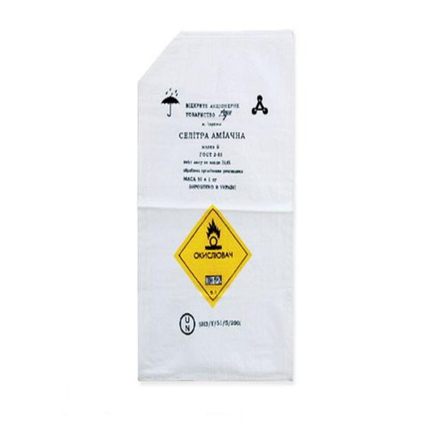 White / Brown Cement PP Valve Bag , Kraft Paper PP Woven Gusseted Poly Bags