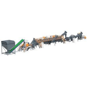 Mixed Plastic Film Shredder WEEE / ELV HDPE Recycling Machine