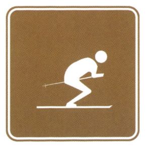 Tourist Attractions Brown Travelling Sign Reflective Film Sheet and Aluminum