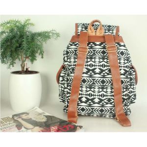 2016 new winter canvas printing Diamondbacks casual shoulder bag backpack men