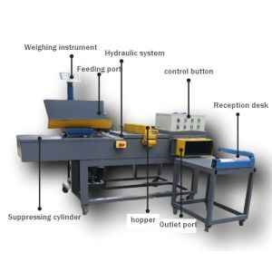 Plastic Packaging Material Used Textile Clothes Compress Hydraulic Baling Press