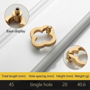 Office Copper Gold Antique Single Hole Drawer Pulls