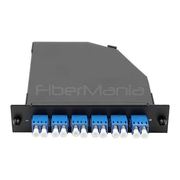12 Fiber MPO Cassette 6 Ports Fully Loaded For Data Center