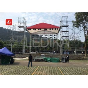 Good Quality Outdoor Concert Stage Lift Layher Truss System With Roof TUV CE SGS