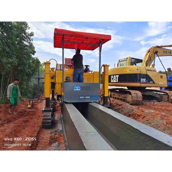 SMC-3200 Slipform Paver 2100mm Width 850mm Depth 6t Weight