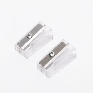 Transparent 8mm Simple Pencil Sharpener PS 65Mn