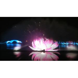 Entertainment Equipment Musical Laser Floating Pond Fountain