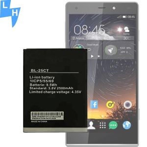 BL-25CT 2500mAh Camon C5 Mobile Phone Battery for Tecno C5 Battery