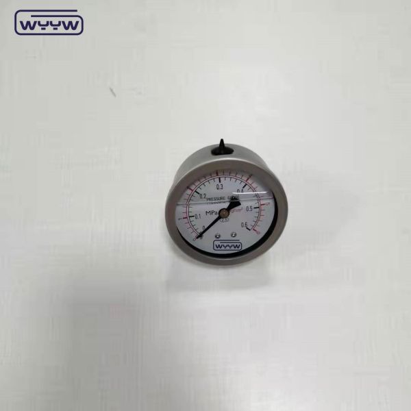 Buy Center Back Penumatic Hydraulic Liquid Filled Pressure Gauge 400 Bar at wholesale prices
