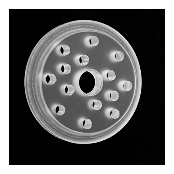 Frosted Quartz Glass Plate With Multibore For Laboratory Water Swirling Device