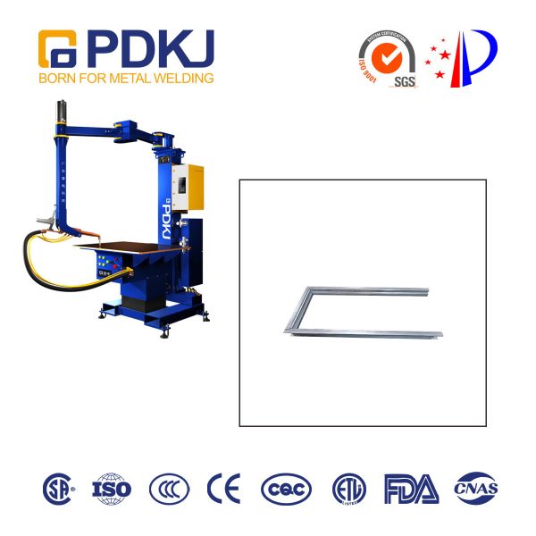 Buy 170KVA 1000mm Seamless Table Top Spot Welder 22000A at wholesale prices