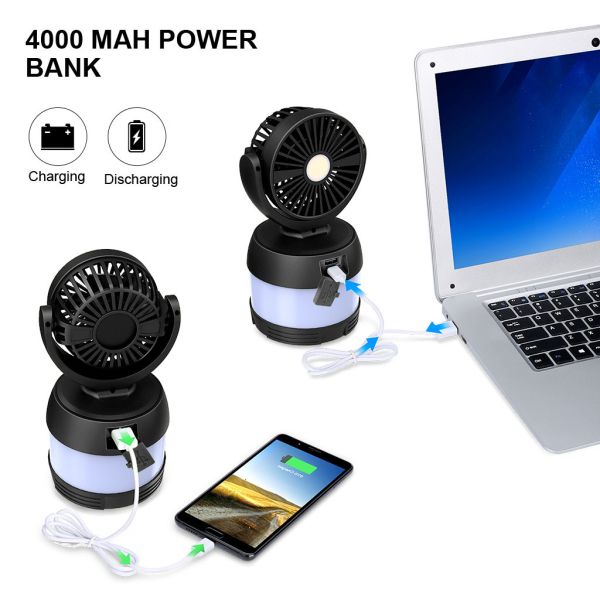 3 in 1 Power Bank Camping Lantern Mini Fan For Backpacking, Camping & Hiking, Gifts & Premiums Manufacturers & Suppliers