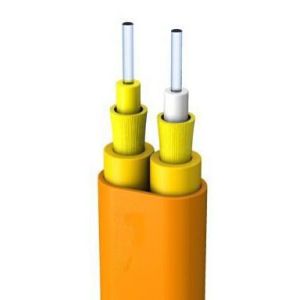 Customizable Cable Length Flat Duplex Optical Cable for Forced Ventilation Level