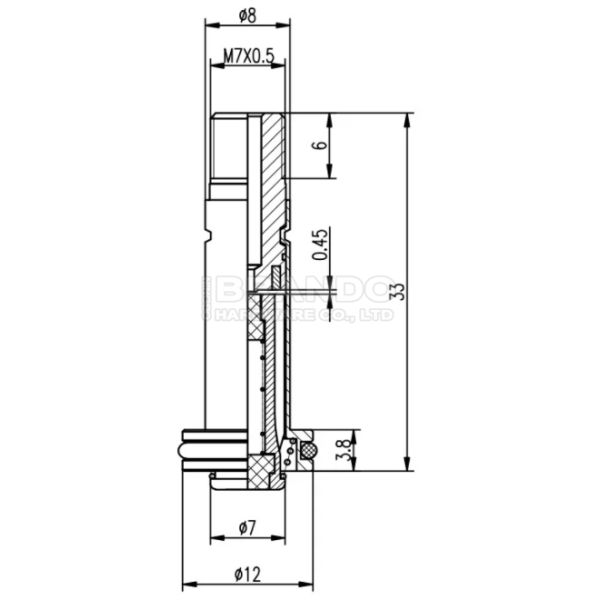 Pneumatic Solenoid Valve Armature Plunger 4V110-06 4V120-06 4V130C-06 0