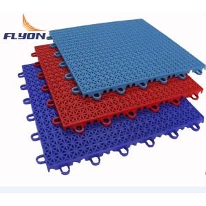 FIBA Portable pp interlocking flooring tiles for basketball court