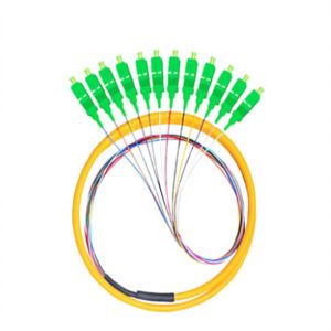 China 0.9mm Single Mode SC PC APC FTTH G652d bundle Optical fiber Pigtail on sale