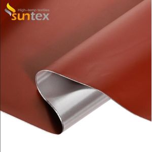 Heat Resistance 550C Silicone Coated Fiberglass Fabric high temperature