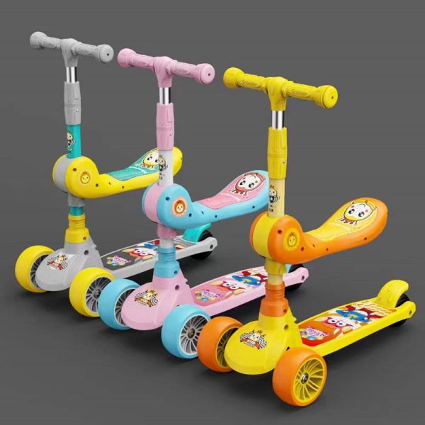 Balance Children's Car Adventure Ride On Scooter Bike for 2-6 Years Old Boys and Girls