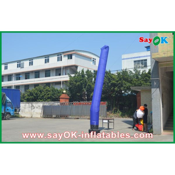 Sky Dancer Inflatable Blue Inflatable Guy Air Sky Dancer With Bottom Blower Wedding Use