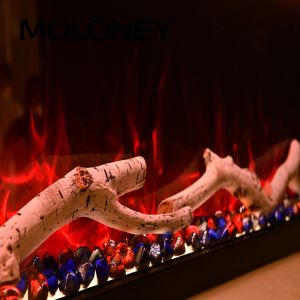 1000mm Electric Heating Different Flame Colors Freestanding Fireplace, Log