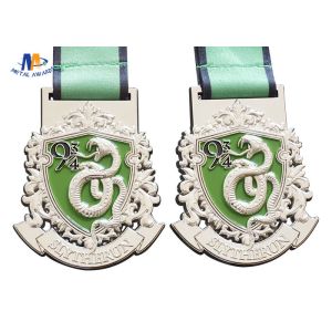 3D Design And Cut Out Custom Award Medals Color Filled With Heat Transfer