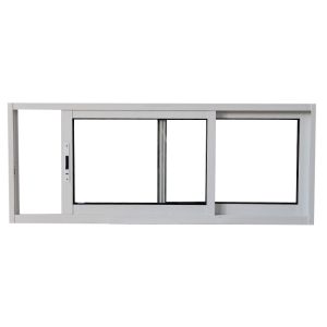 Simple European Style White Aluminium Sliding Windows For Residential