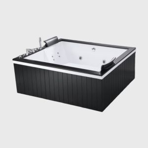 Outdoor Acrylic Jacuzzi Bathtubs Modern Spa Whirlpool Massage Corner lightweight