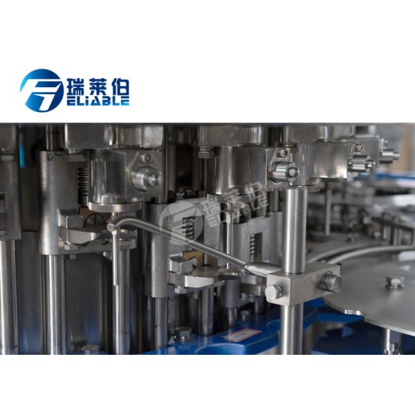 24 Washing Auxiliary Equipment Liquid Bottle Filling Machine For Carbonated Drinks