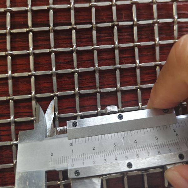 Metal Stainless Steel Decorative Architectural Wire Mesh Panels Facades Interior Wall