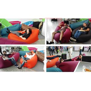 Quality Durable Convenient Inflatable Sleeping Bag For Ourdoor Camping for sale