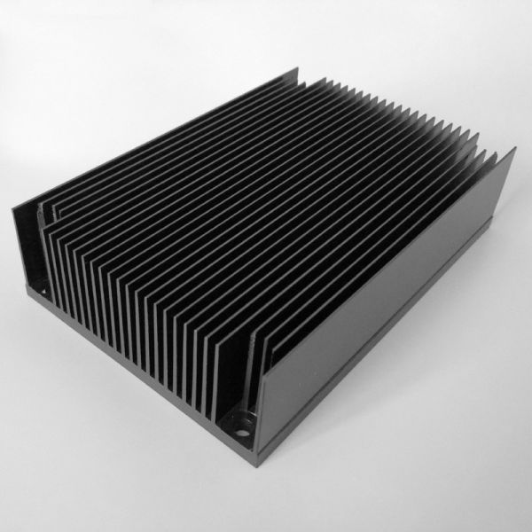 Buy Black Anodized Aluminium Water Cooling Heatsink Profiles High Strength at wholesale prices