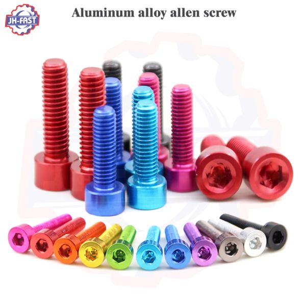Metric Hex Socket Customized 7075 6061 Alloy Allen Bolt DIN912 M6 M8 M16 Steel