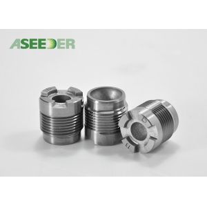 Polished Tungsten Carbide Sandblasting Nozzle / Durable Oil Spray Nozzle
