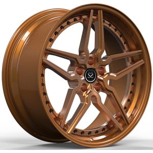 China Custom 20 21 Inches Porsche Forged Wheels Two Piece 6061 T6 Aluminum Rims For GLS 550 on sale