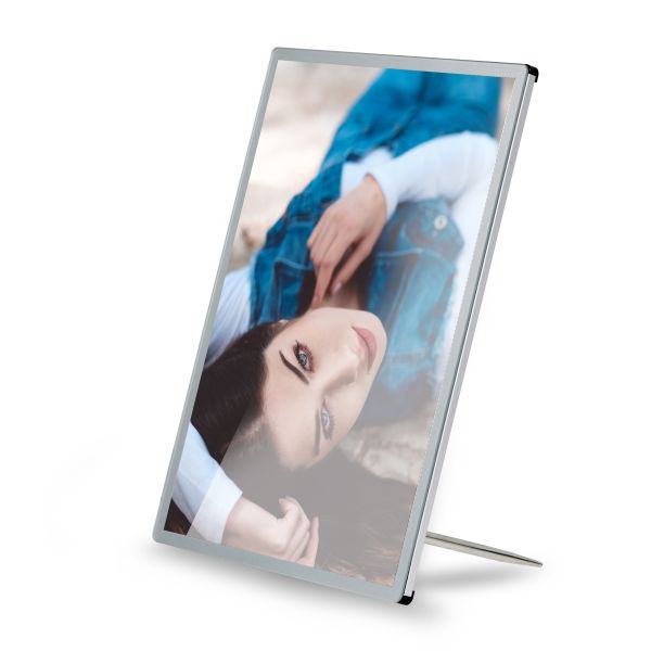 Super Slim Frameless Wall Mounted LED Light Box Show Poster At Desktop
