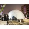 Buy cheap 25m Diameter White Color black frame Geodesic Dome Tents For Fashion Show Week from wholesalers
